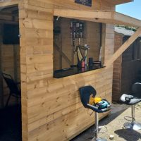 Garden bar installation in Greater Belfast