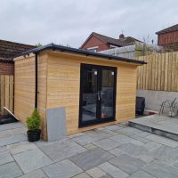 Modern garden room installed in Greater Belfast