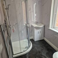 Bathroom shower installation in Greater Belfast