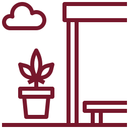 terrace Garden design icon